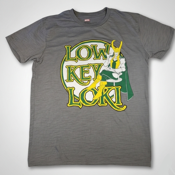 Marvel Other - Marvel Low Key Loki Gray Shirt Size XL